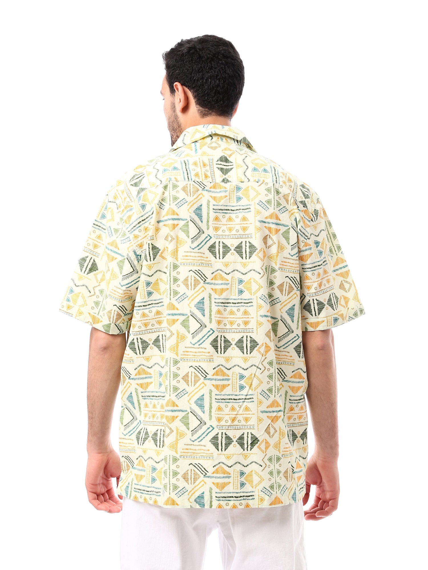 Chemise Homme à Motifs Géométriques – Coupe Décontractée et Confortable - SSH24SAEC19462TM1