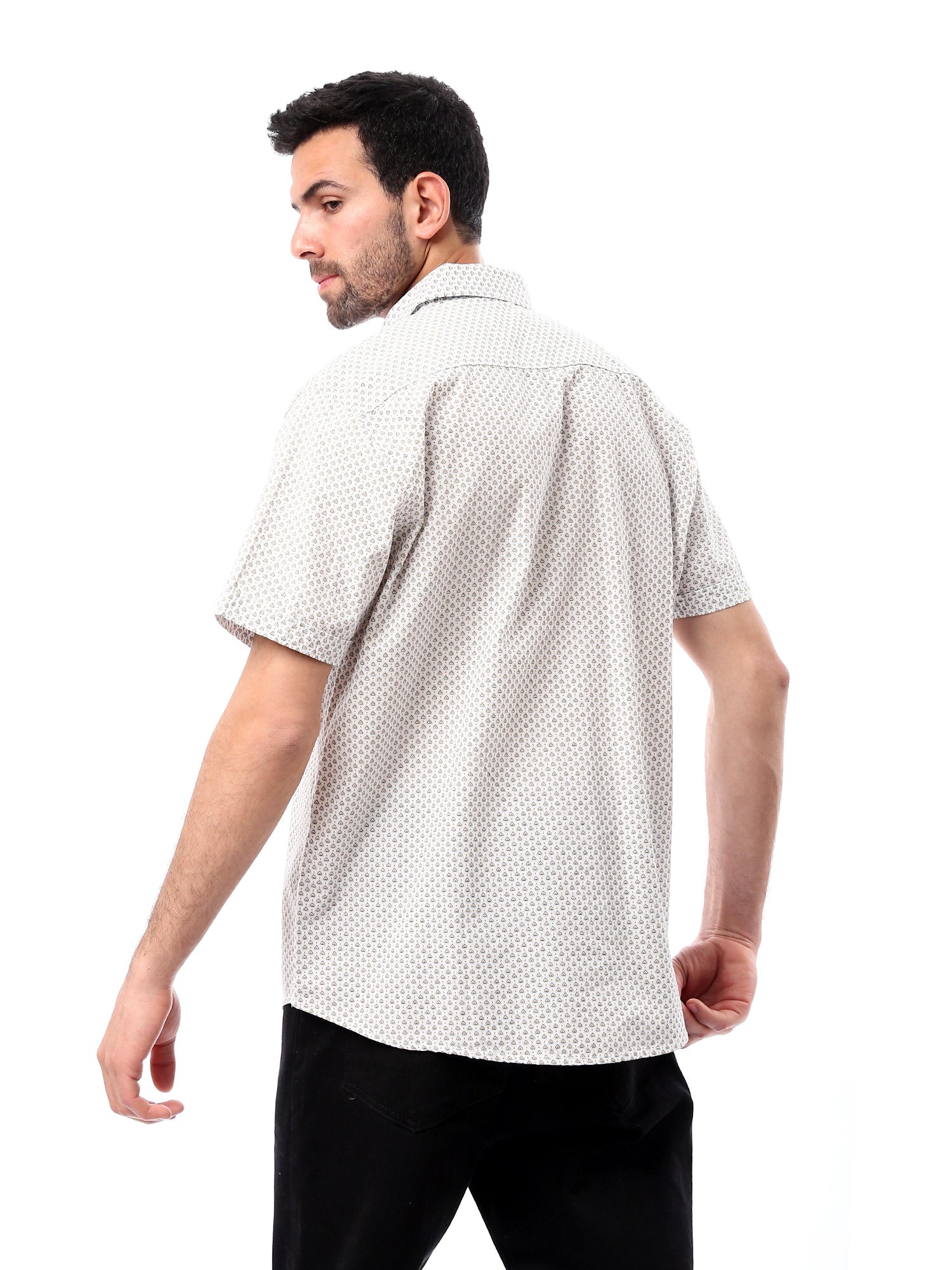 Chemise pour homme décorée avec des boutons -SSH24SAER19490TM1