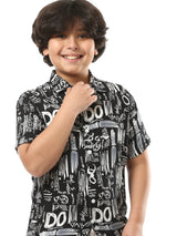 Chemise pour enfants avec un design moderne - SSH24SAVC19505TB1