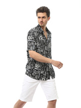 Chemise Homme Moderne avec Imprimé Artistique - Confortable et Élégante pour un Look Quotidien - SSH24SAVC19505TM1