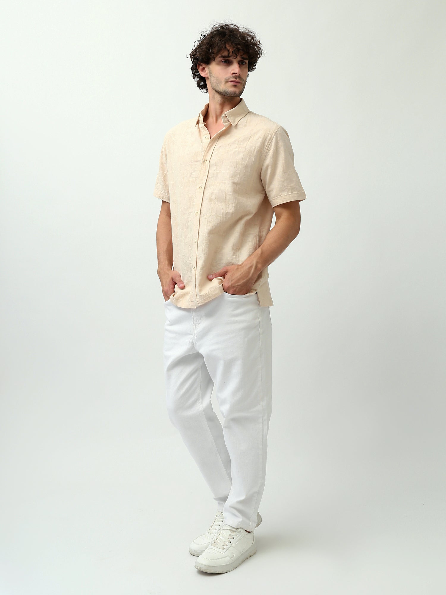 Chemise Oversized Homme - Look Détendu et Confortable - SSH24SECC19512TM1