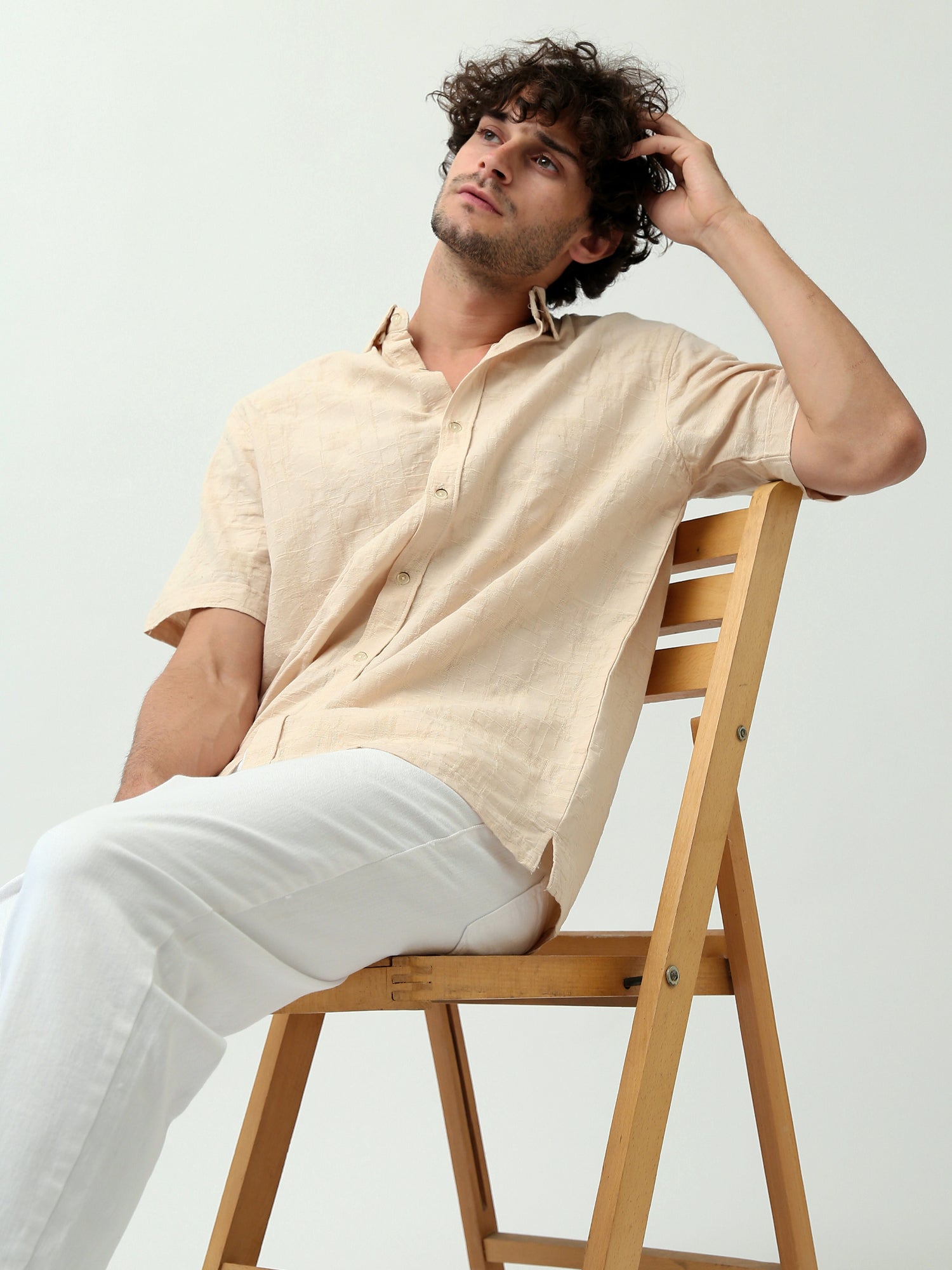 Chemise Oversized Homme - Look Détendu et Confortable - SSH24SECC19512TM1