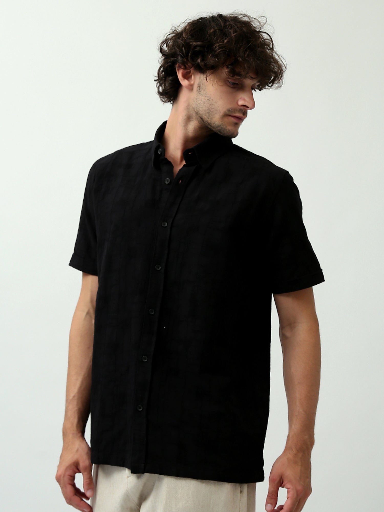 Chemise Oversized Homme - Look Détendu et Confortable - SSH24SECC19512TM1