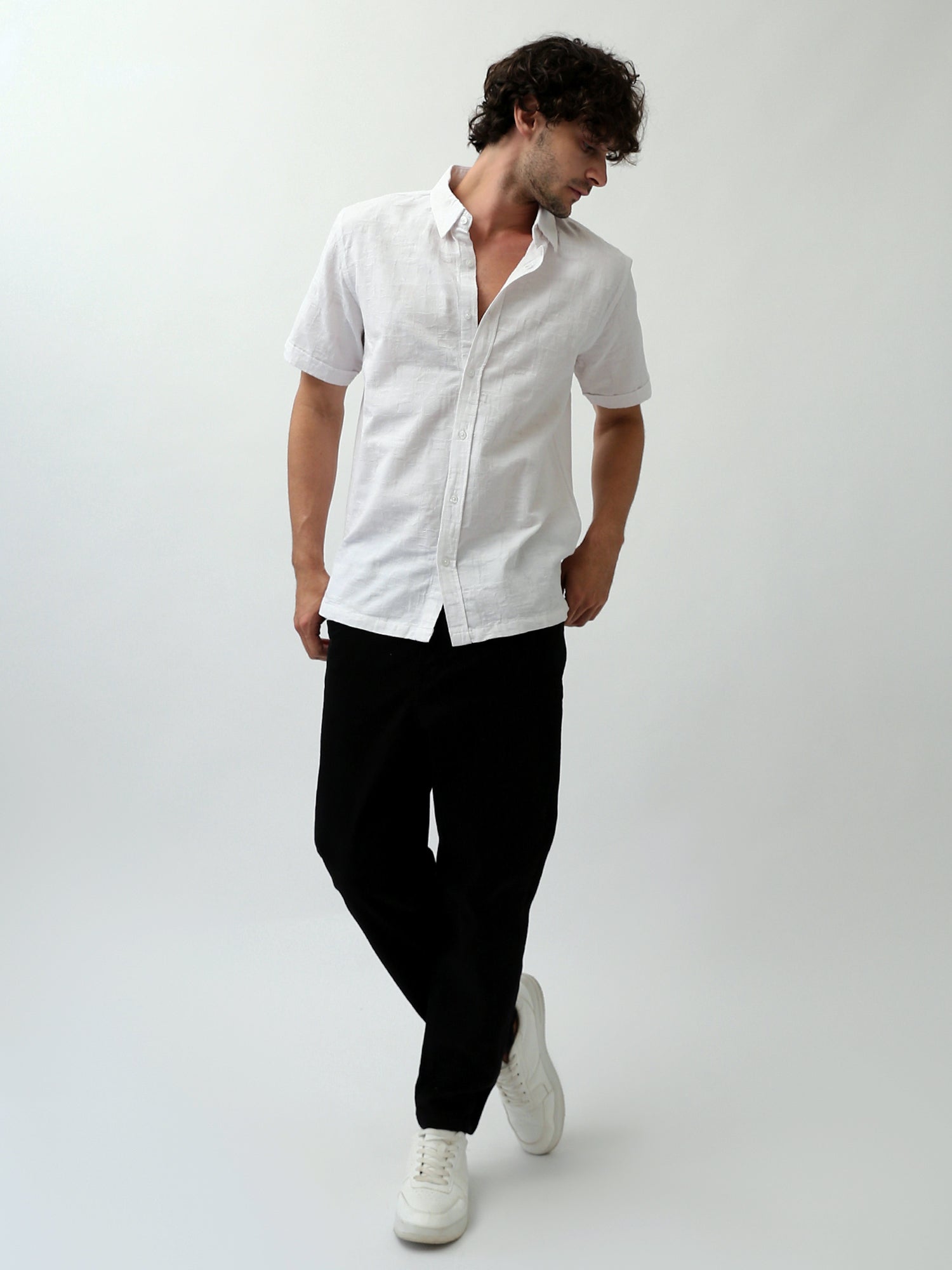 Chemise Oversized Homme - Look Détendu et Confortable - SSH24SECC19512TM1