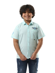T-shirt enfant garçon décoré à manches courtes - SSH24SPCR31118TB1