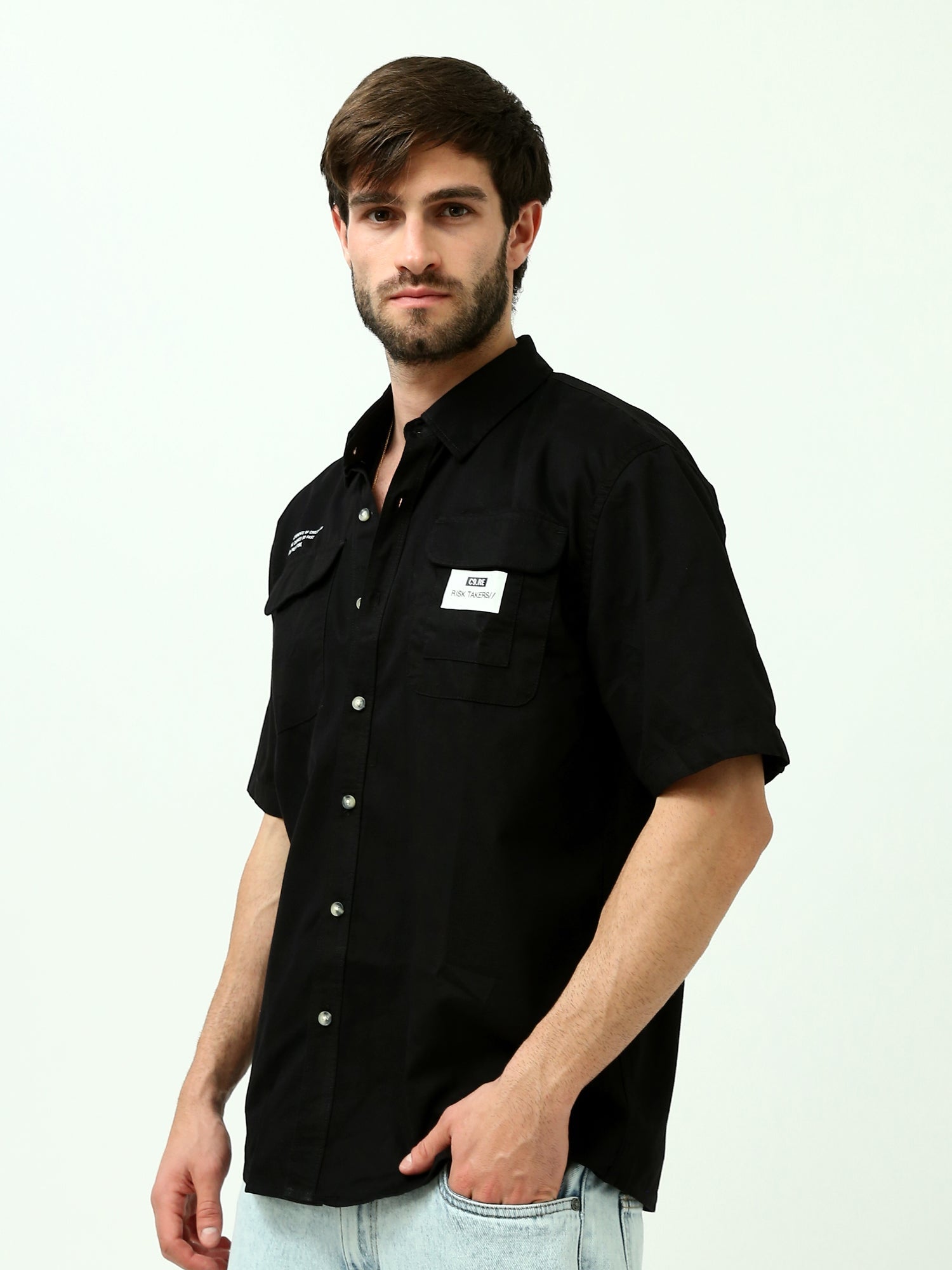 T-shirt pour homme avec poches avant - SSH24SPGR19496TM1