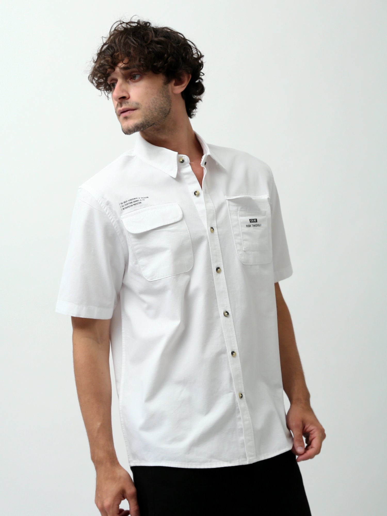 T-shirt pour homme avec poches avant - SSH24SPGR19496TM1