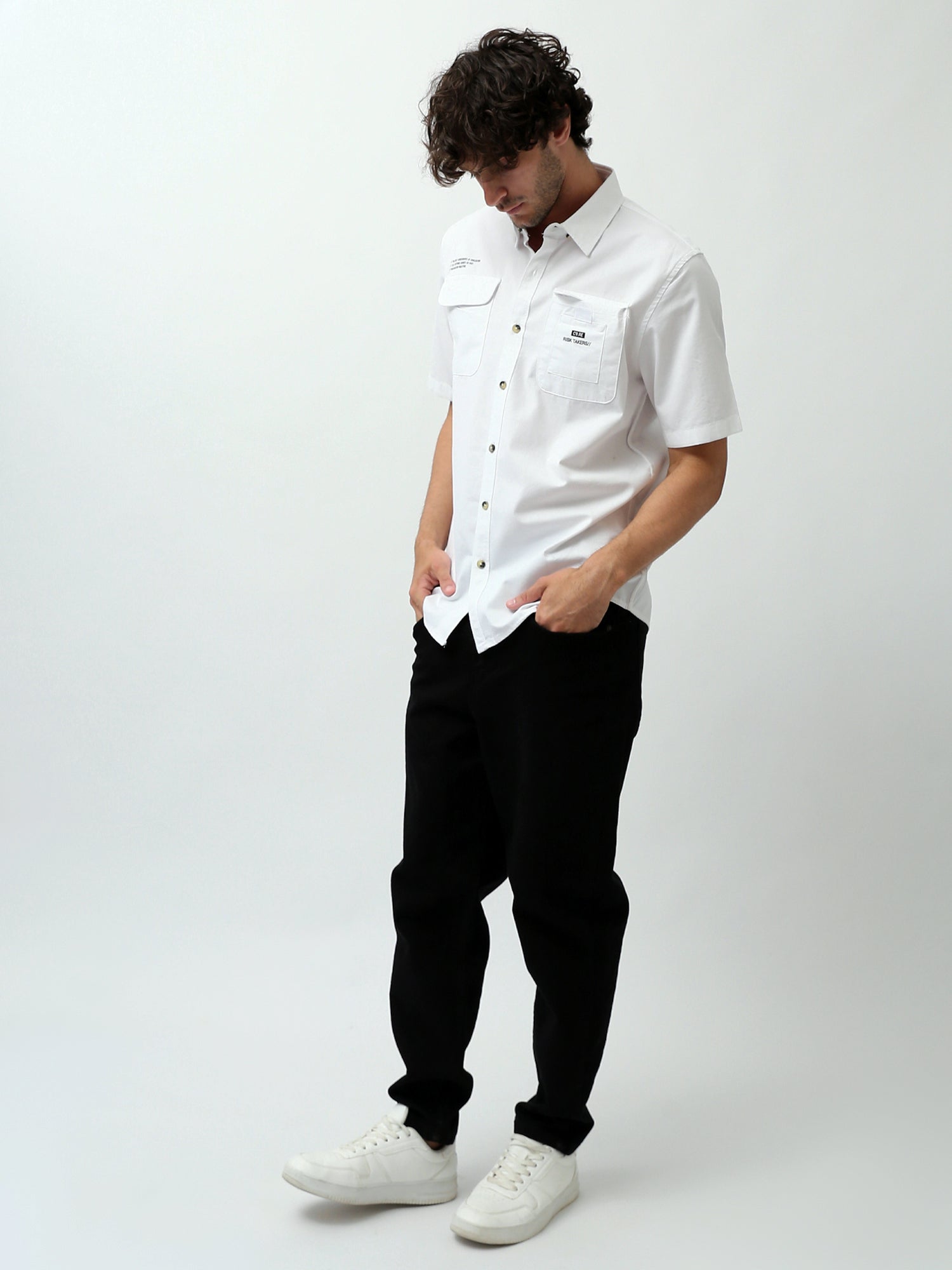 T-shirt pour homme avec poches avant - SSH24SPGR19496TM1