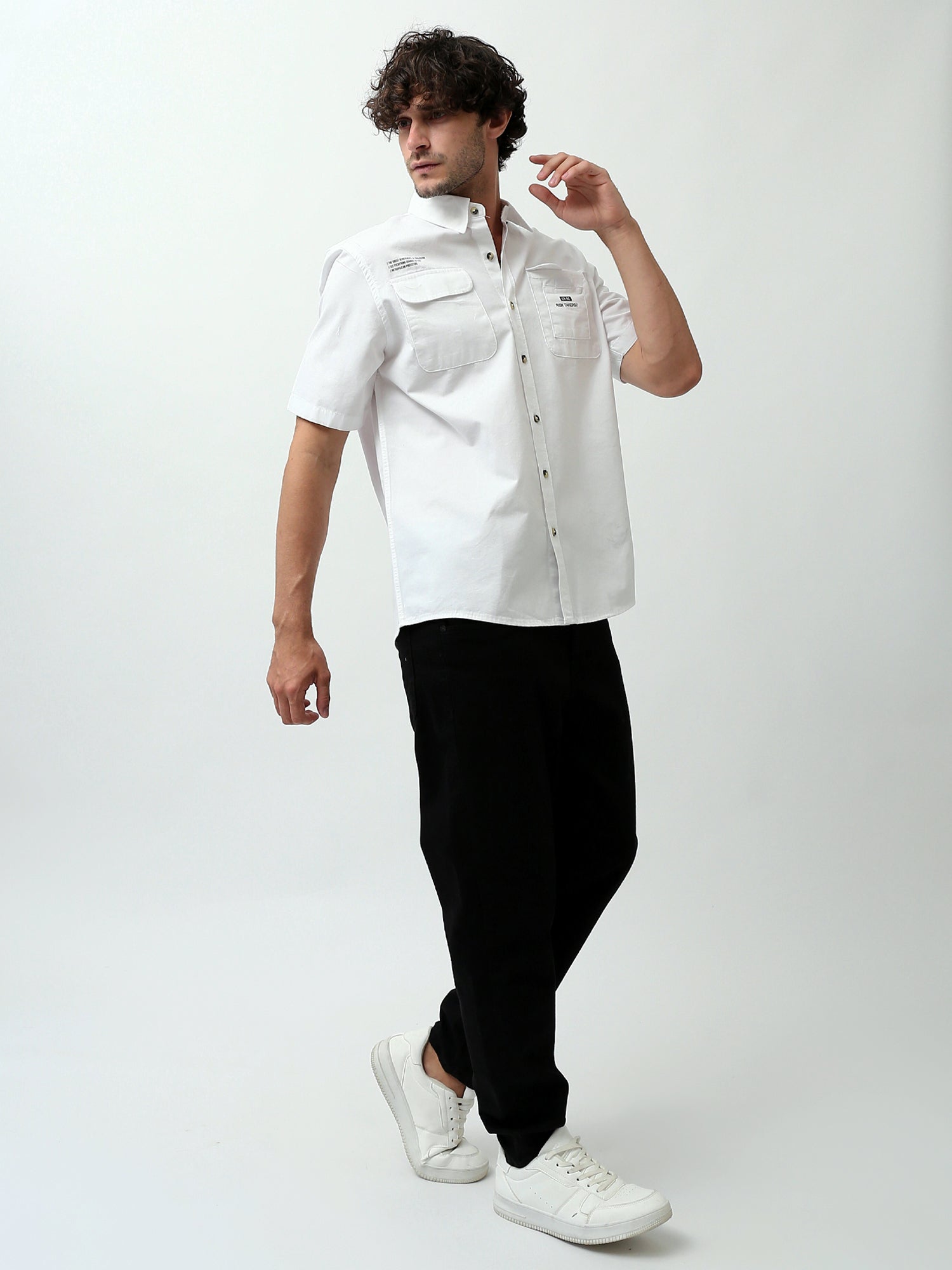 T-shirt pour homme avec poches avant - SSH24SPGR19496TM1