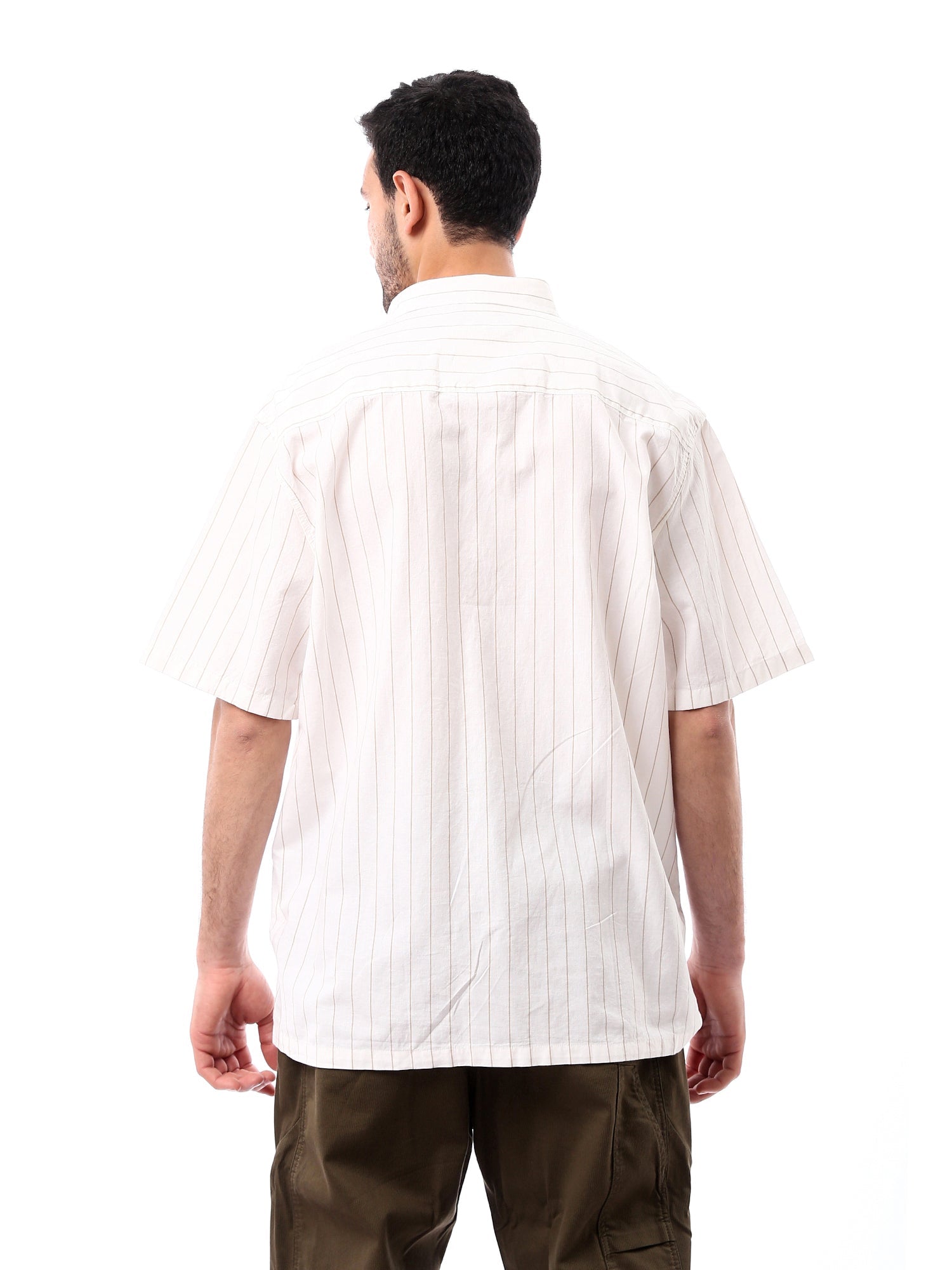 Chemise Homme à Manches Courtes – Élégance Simple et Confort au Quotidien - SSH24SSIC19427TM1