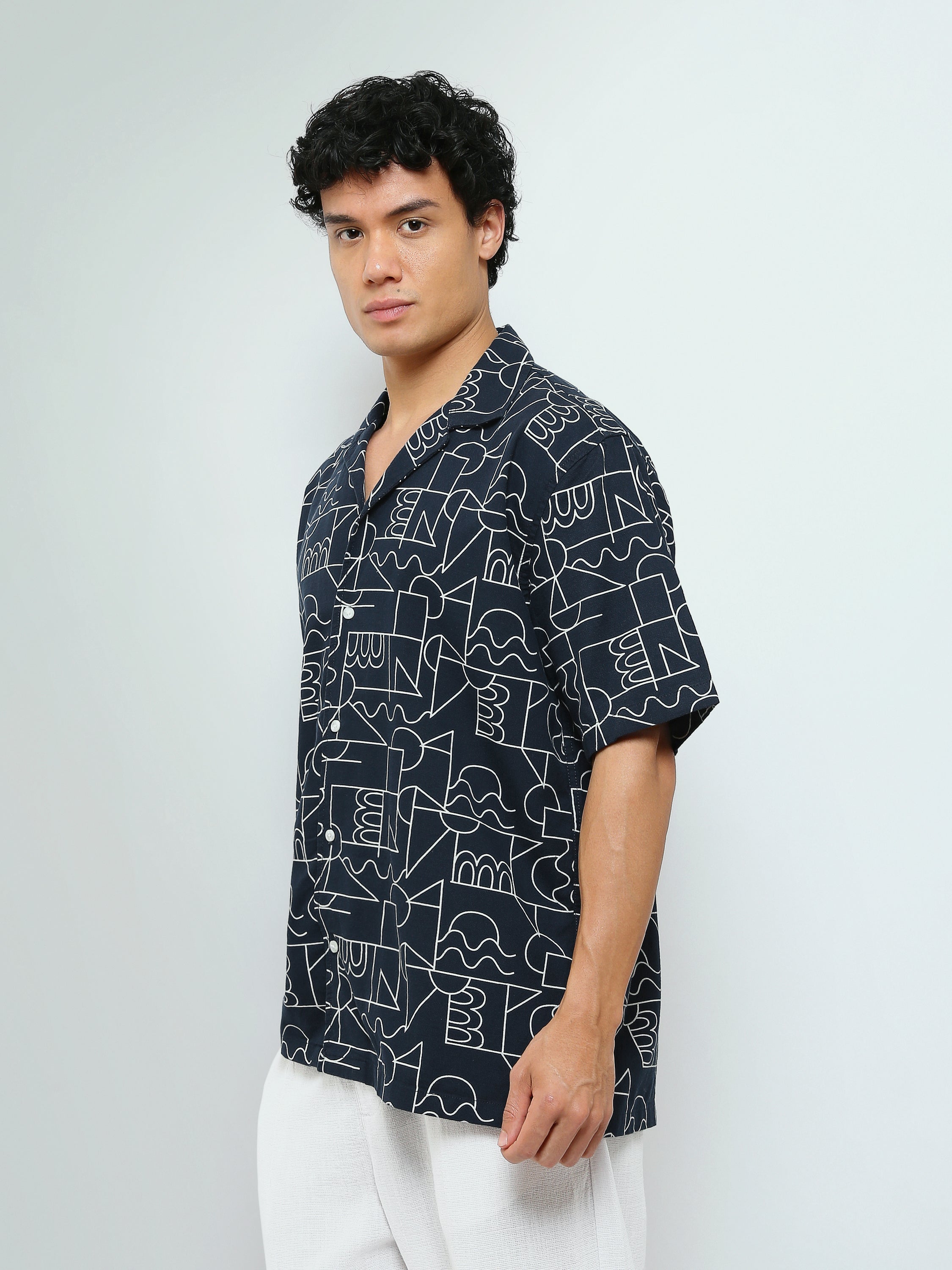 Chemise Homme à Manches Courtes Imprimée – SSH25SACC16140TM1