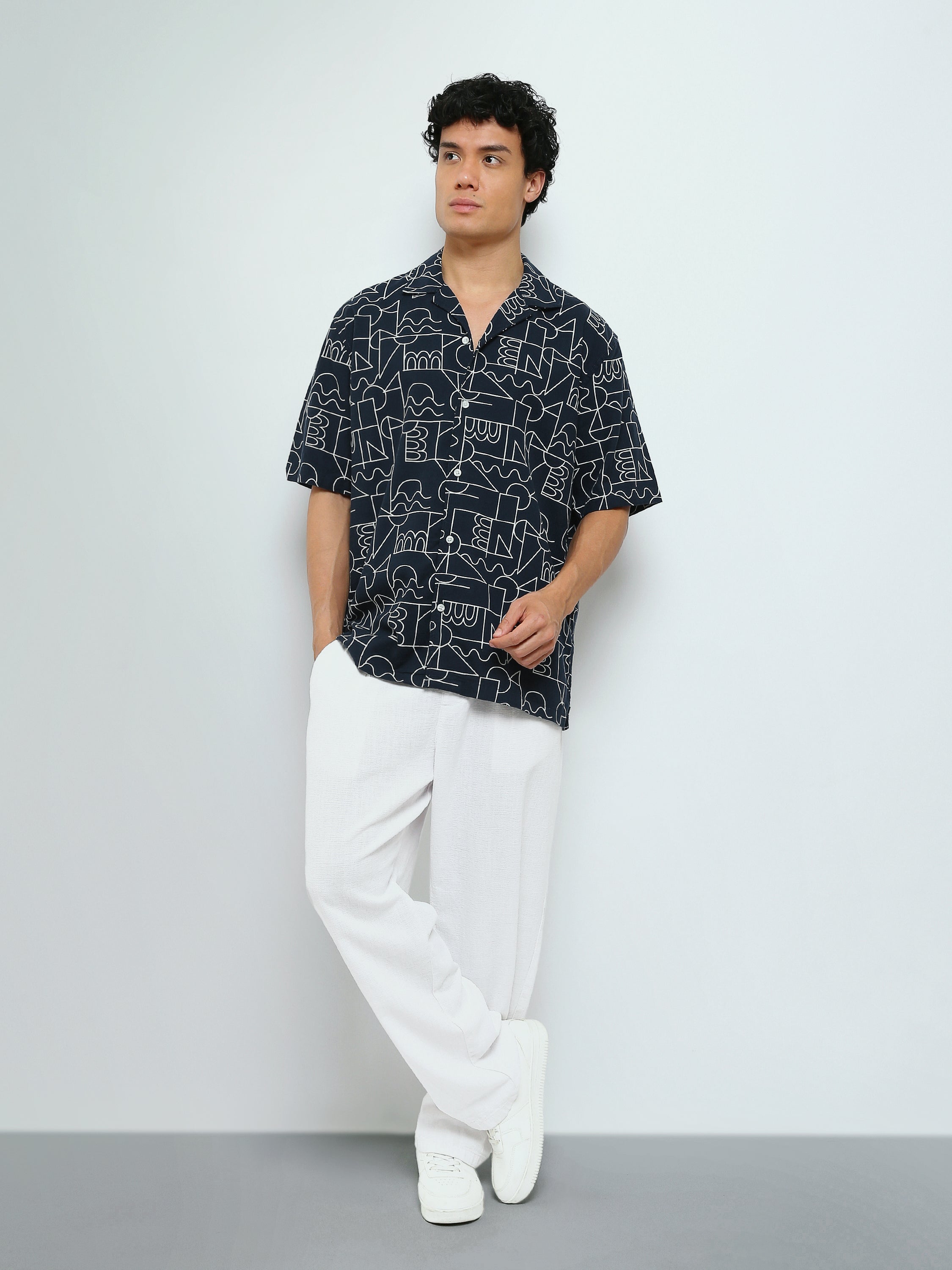 Chemise Homme à Manches Courtes Imprimée – SSH25SACC16140TM1