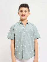 T-shirt pour enfants orné de motifs distinctifs - SSH25SAER31169TB1