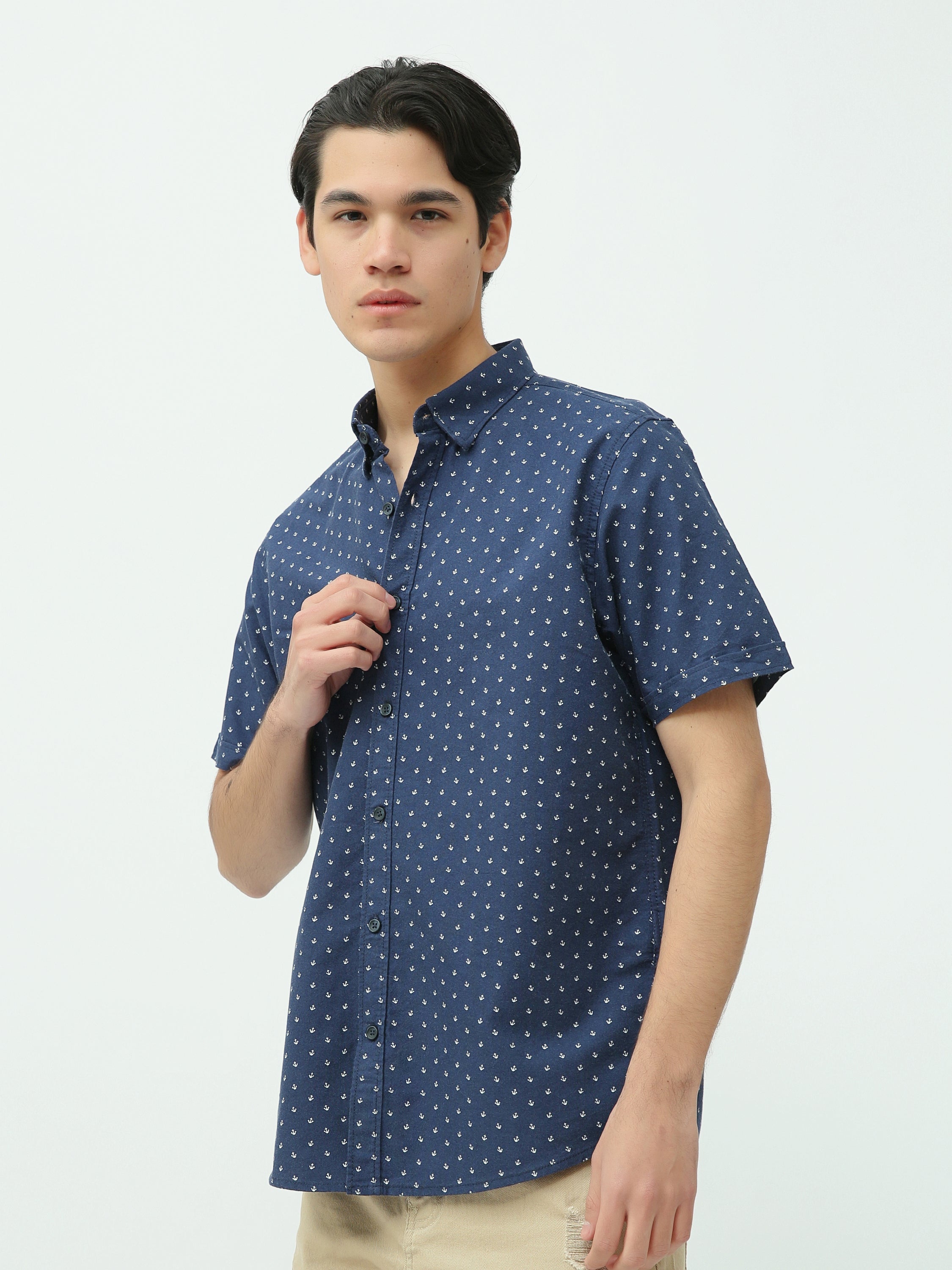 Chemise pour homme à manches courtes - SSH25SAOR16138TM1