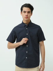 Polo homme manches courtes à boutons avec motifs géométriques - SSH25SAOR16153TM1