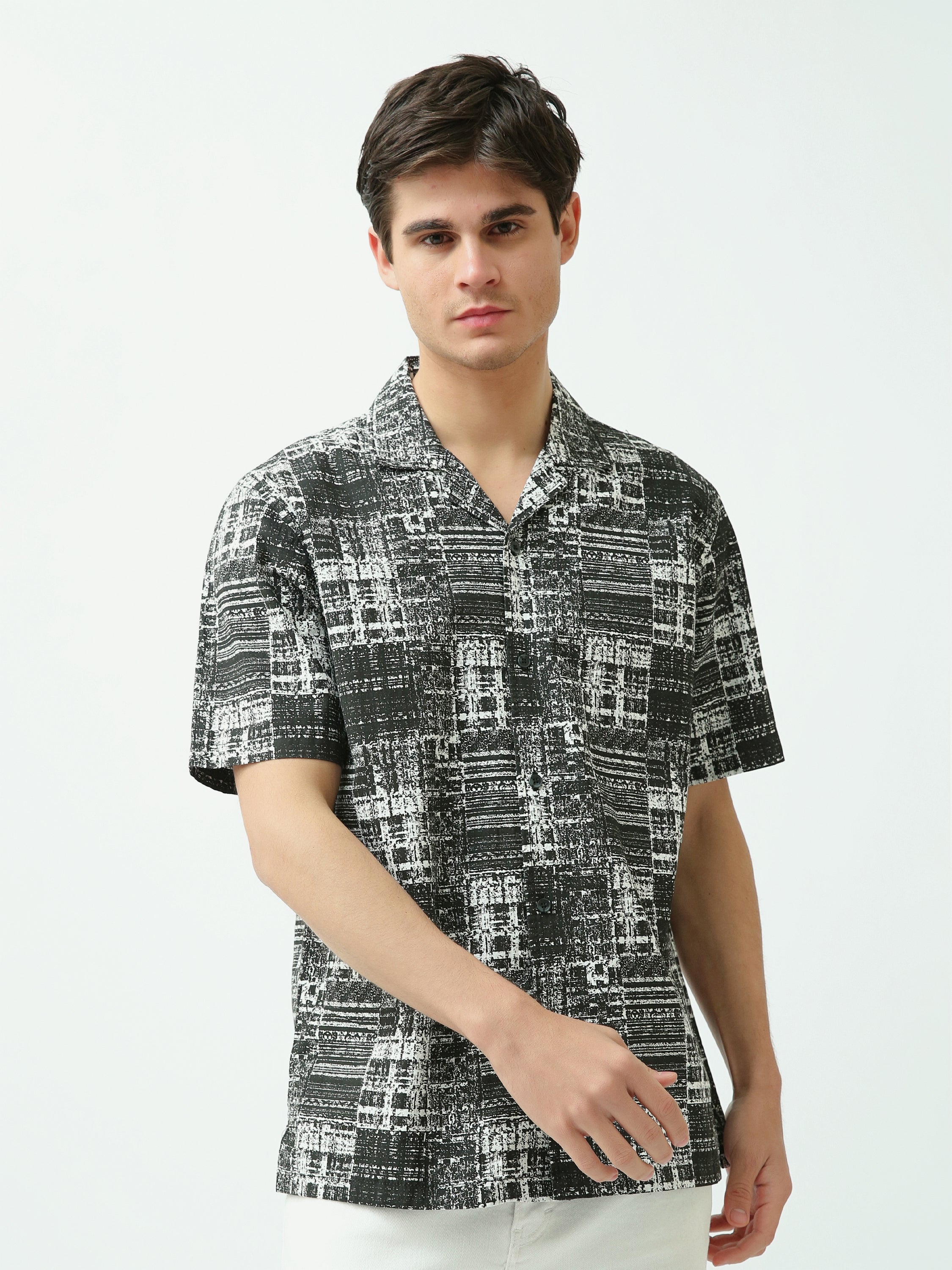 Chemise Homme avec Imprimé Moderne et Design Unique - SSH25SAUC19503TM1