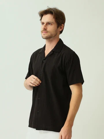 Chemise Homme Casual à Manches Courtes et Col Revers - SSH25SECC16118TM1