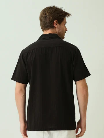Chemise Homme Casual à Manches Courtes et Col Revers - SSH25SECC16118TM1
