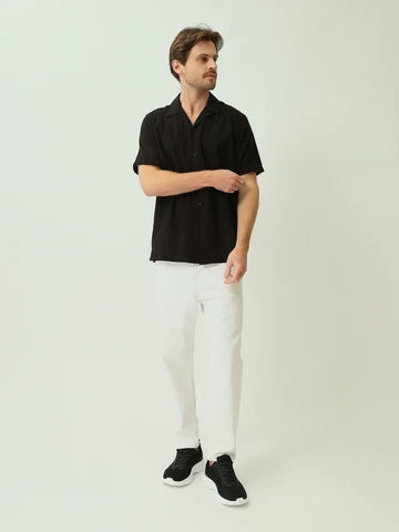 Chemise Homme Casual à Manches Courtes et Col Revers - SSH25SECC16118TM1