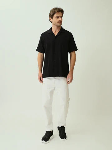 Chemise Homme Casual à Manches Courtes et Col Revers - SSH25SECC16123TM1