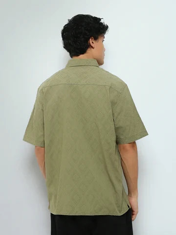 Chemise Homme Casual à Manches Courtes et Col Classique - SSH25SECR16154TM1