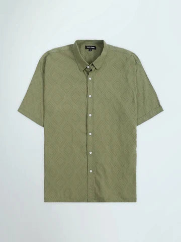 Chemise Homme Casual à Manches Courtes et Col Classique - SSH25SECR16154TM1