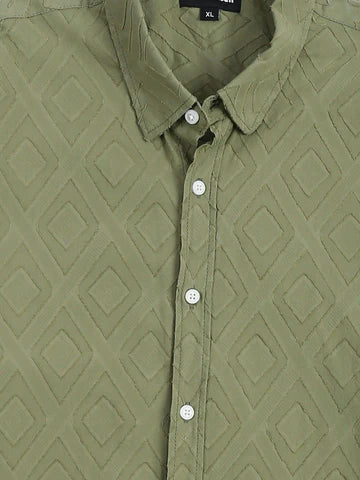 Chemise Homme Casual à Manches Courtes et Col Classique - SSH25SECR16154TM1