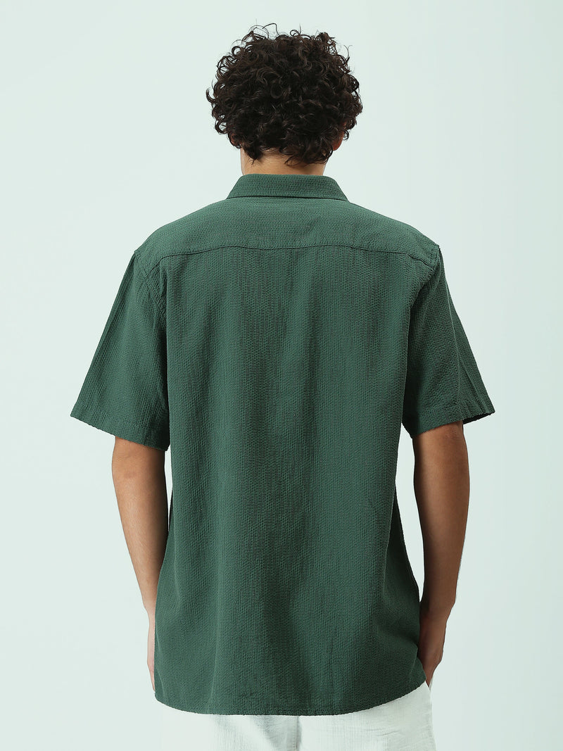 Chemise homme d’été à manches courtes en tissu léger – SSH25SECR16155TM1