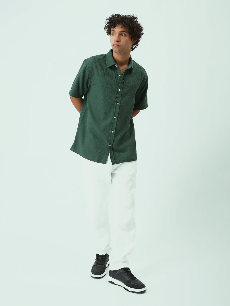 Chemise homme d’été à manches courtes en tissu léger – SSH25SECR16155TM1