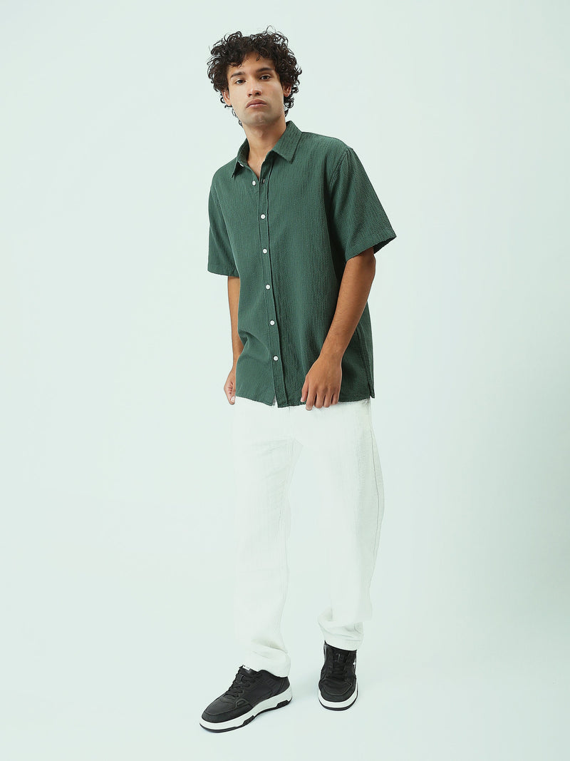 Chemise homme d’été à manches courtes en tissu léger – SSH25SECR16155TM1