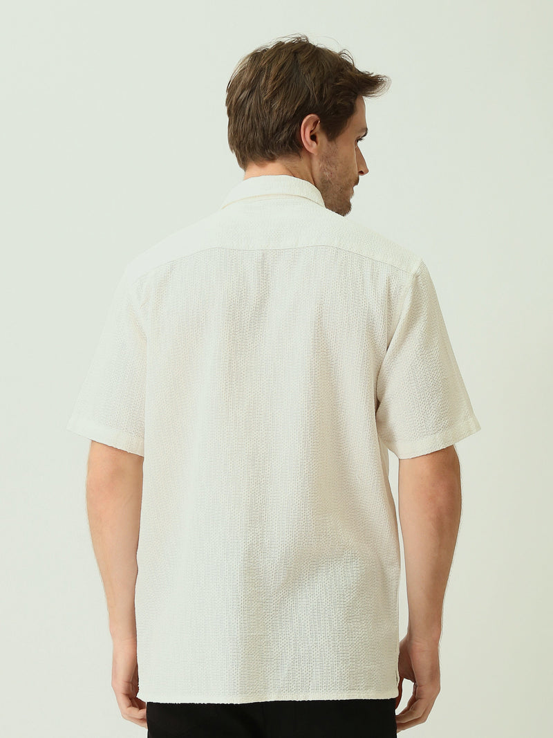 Chemise homme d’été à manches courtes en tissu léger – SSH25SECR16155TM1