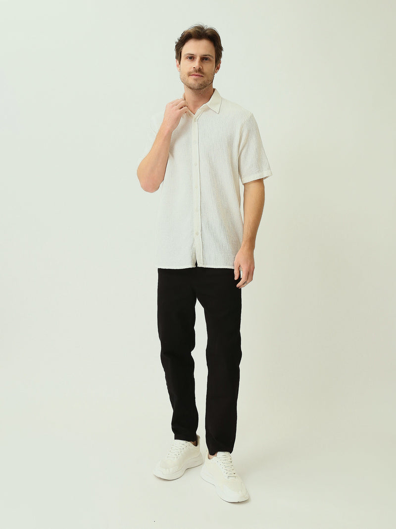 Chemise homme d’été à manches courtes en tissu léger – SSH25SECR16155TM1