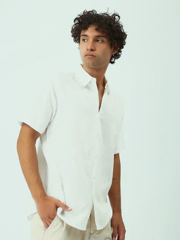 Chemise Homme Casual à Manches Courtes et Col Boutonné - SSH25SEIS16127TM1