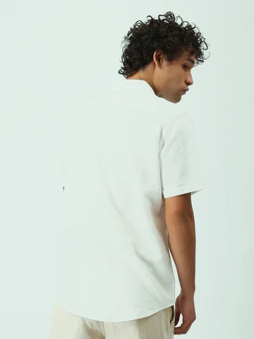 Chemise Homme Casual à Manches Courtes et Col Boutonné - SSH25SEIS16127TM1