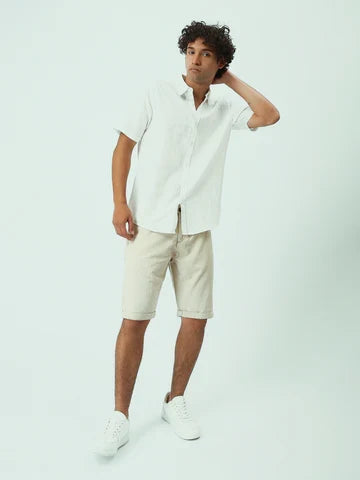 Chemise Homme Casual à Manches Courtes et Col Boutonné - SSH25SEIS16127TM1