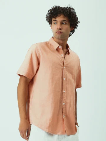 Chemise Homme Casual à Manches Courtes et Col Boutonné - SSH25SEIS16127TM1