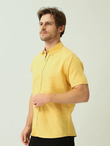 Chemise Homme Casual à Manches Courtes et Col Boutonné - SSH25SEIS16127TM1
