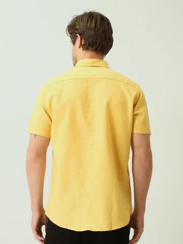 Chemise Homme Casual à Manches Courtes et Col Boutonné - SSH25SEIS16127TM1