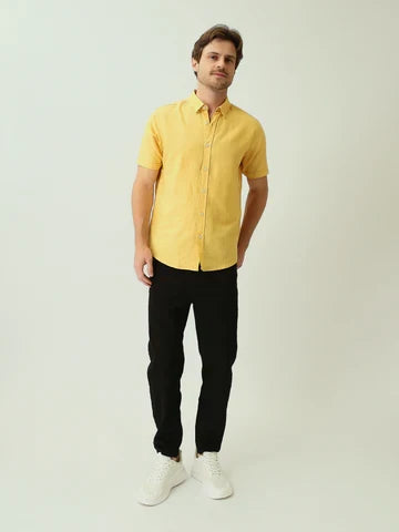 Chemise Homme Casual à Manches Courtes et Col Boutonné - SSH25SEIS16127TM1