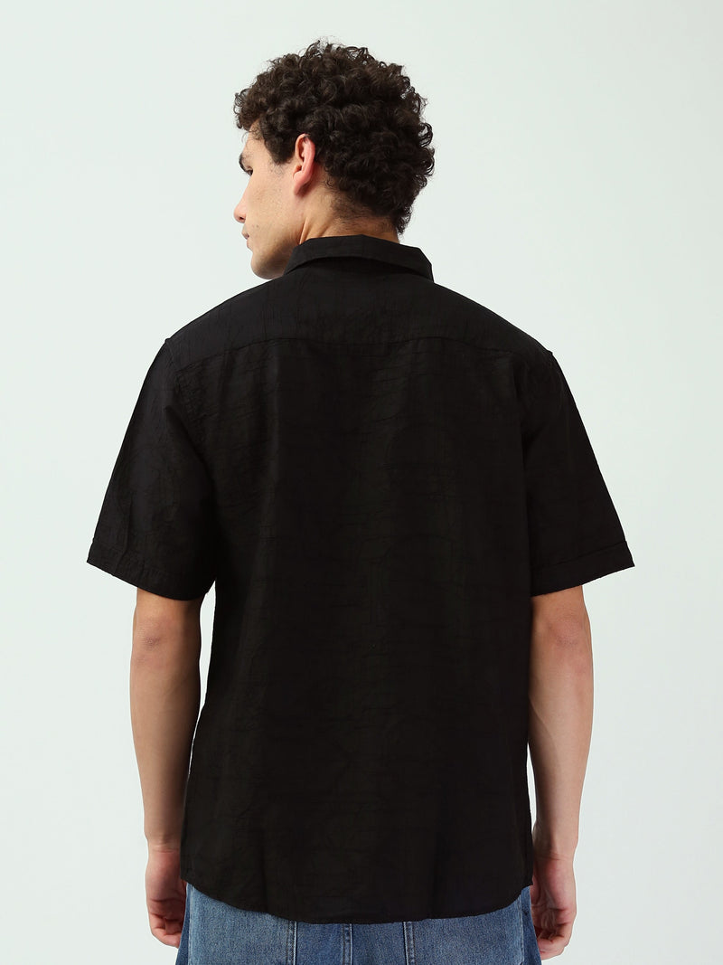 Chemise homme à manches courtes avec motifs modernes – SSH25SJCR16170TM1