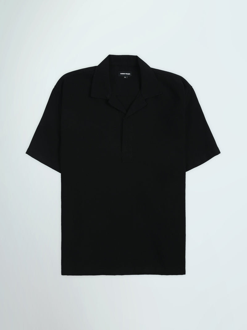 Chemise Homme Oversize Manches Courtes à Col Revers - SSH26SEIA16304TM1