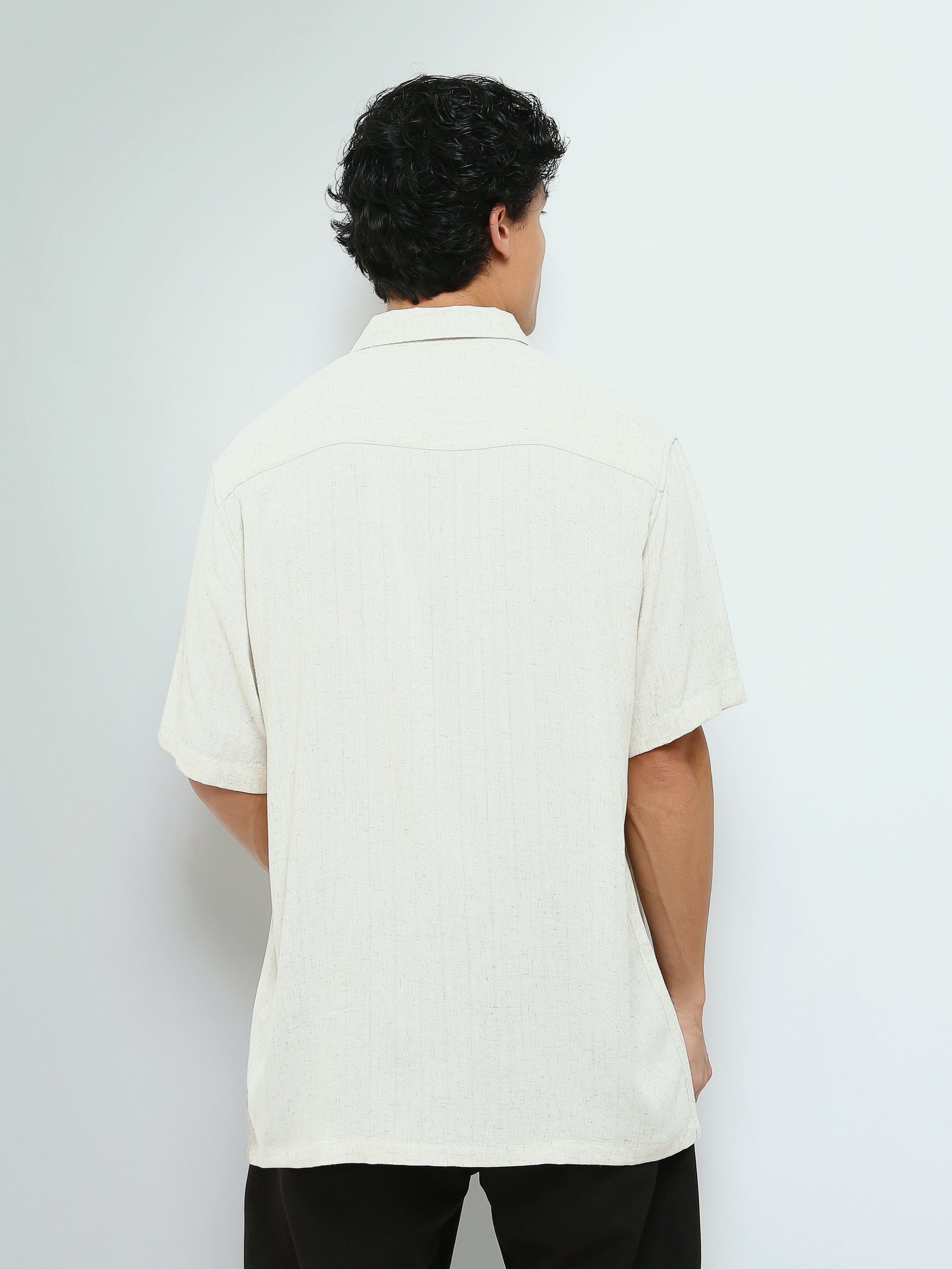 Chemise Homme Manches Courtes Coupe Décontractée - SSH26SEIC16171TM1