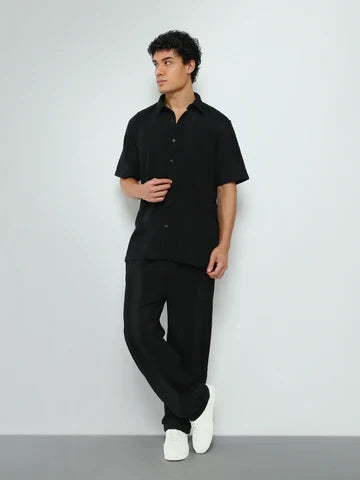 Ensemble Homme Chemise Manches Courtes & Pantalon – Style Casual - SST26SSPT15013TM1