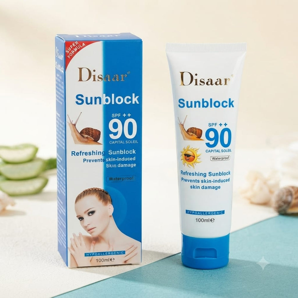 Ecran Solaire pour le visage, Anti-âge-  La meilleure protection SPF ++90 - 100ML