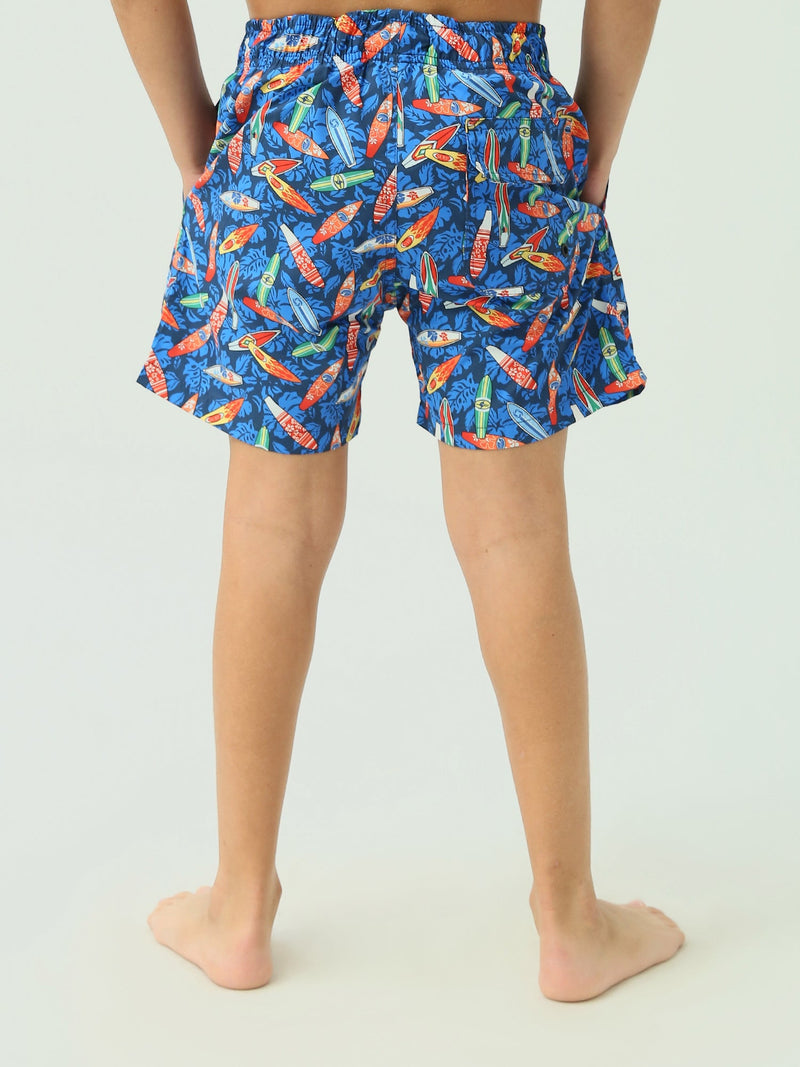 Short de bain pour enfants au design coloré - SWO24SSAE11386TB1