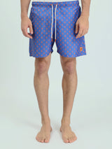 Short de Bain Homme Imprimé Bleu - SWO24SSAE11398TM1