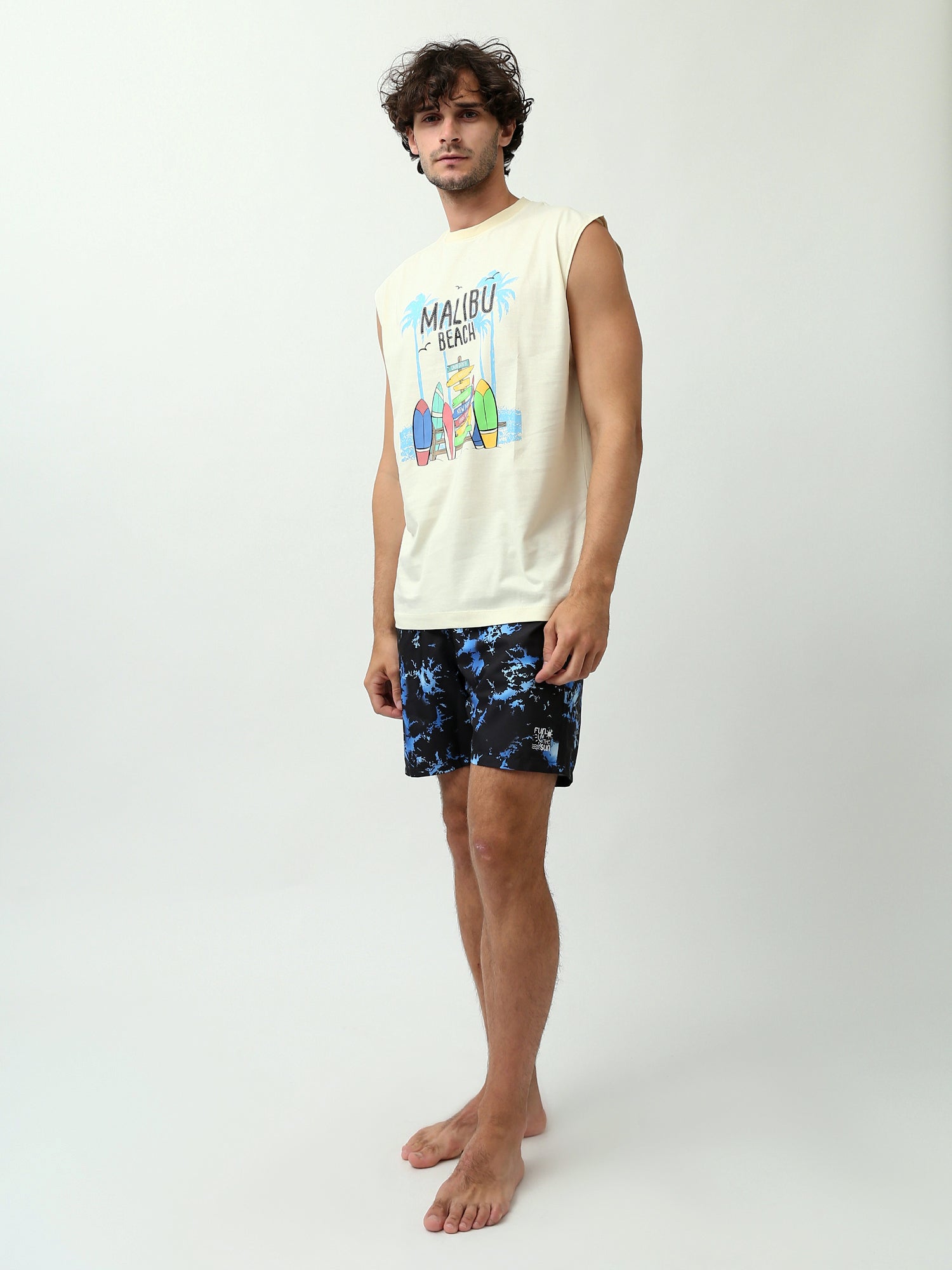 Short de Bain Homme – Design Moderne et Pratique pour la Plage et la Piscine - SWO24SSAE11399TM1