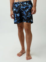 Short de bain homme à motif moderne avec taille élastique confortable – SWO24SSAE11399TM1