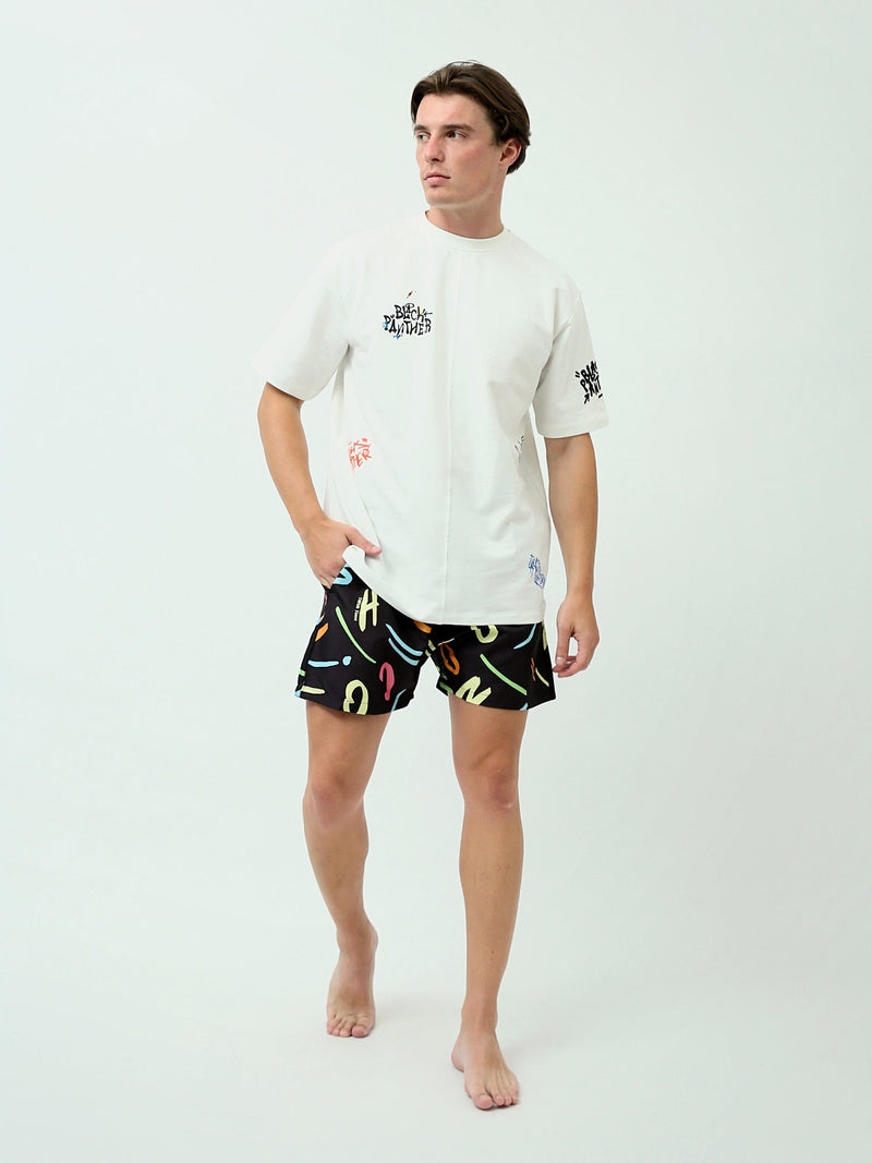 Short de bain homme décoré avec couleurs vives - SWO24SSAE11403TM1
