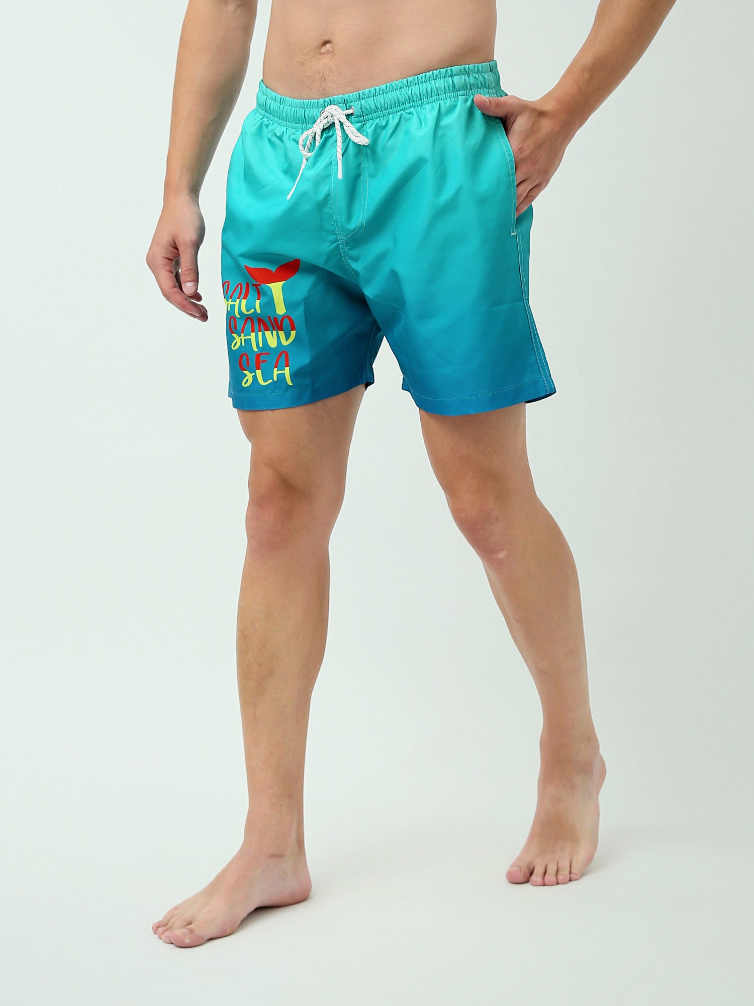 Short de Bain Homme "Salt Sand Sea" Dégradé - SWO24SSAE11411TM1